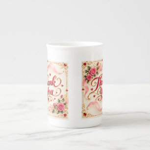 Caneca De Porcelana Obrigado