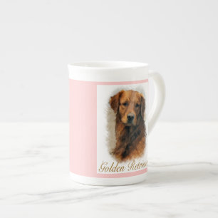 Caneca De Porcelana Ofertas de arte para ouro Retriever Amantes