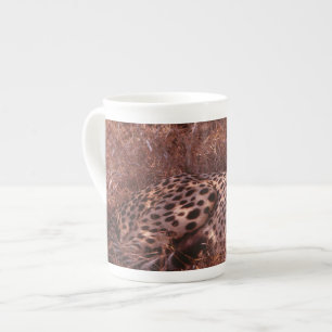 Caneca De Porcelana Olhar fixo da chita