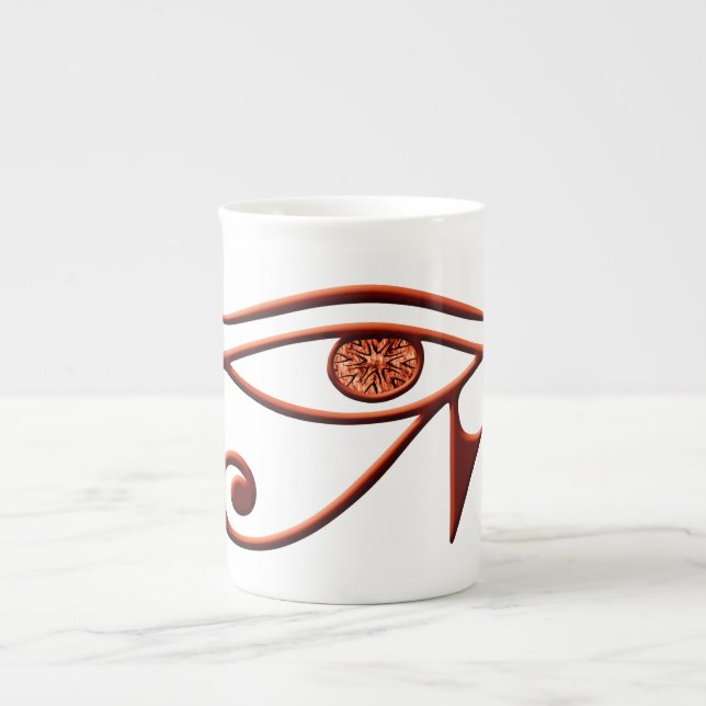 Caneca De Porcelana Olho De Coro Osso China Mug (Frente)