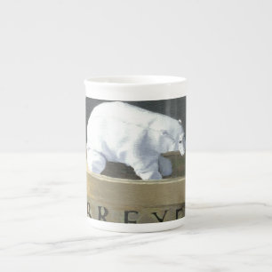 Caneca De Porcelana Onde está um urso polar a viver? II