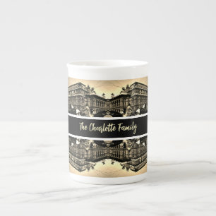 Caneca De Porcelana Ópera Staatsoper Fiaker Viena Áustria Vintage