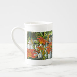 Caneca De Porcelana Orange Tiger Lily - Vineyard de Martha