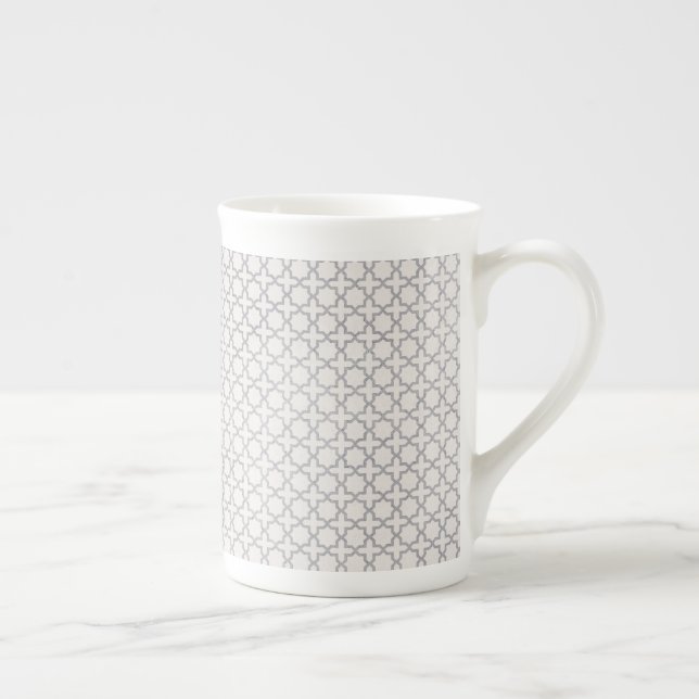 Caneca De Porcelana Ornamento Arabe Elegante (Direita)
