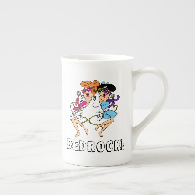 Caneca De Porcelana Os Flintstones | Estrelas Wilma & Betty Rock (Direita)