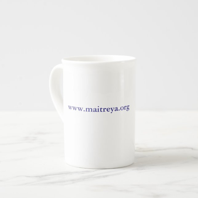 Caneca de Porcelana Óssea (Frente Esquerda)