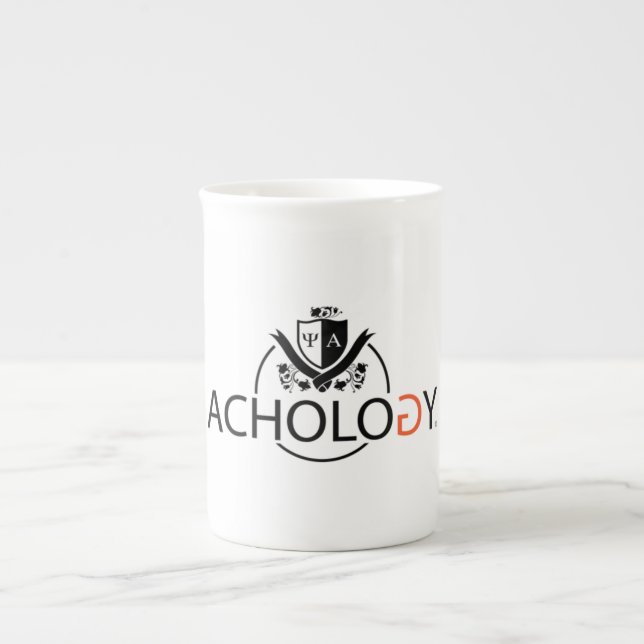 Caneca De Porcelana Osso da Achology China Mug (Frente)
