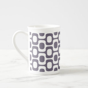 Caneca De Porcelana Padrão da Calçada de Ipanema, Padrão de Praia, Bra