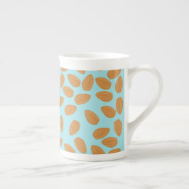 Caneca De Porcelana Padrão de amêndoa