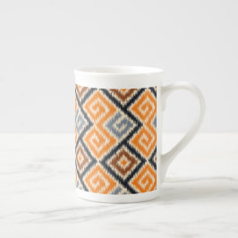 Caneca De Porcelana Padrão tribal africano tradicional decorativo