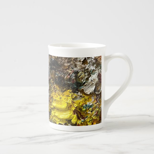 Caneca De Porcelana Paleta de artistas #1 (Direita)