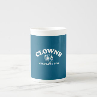 Caneca De Porcelana Palhaços Precisam de Amor Também