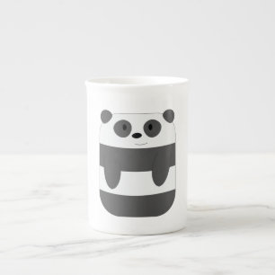 Caneca De Porcelana Panda bonito dos desenhos animados bonitos