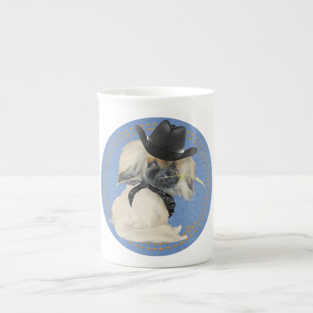 Caneca De Porcelana Pastoreio Peke (Frente)