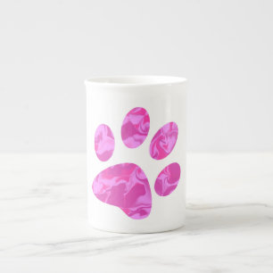 Caneca De Porcelana Pata Rosa Camuflada