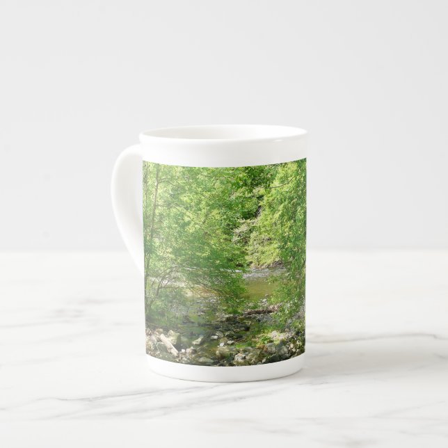 Caneca De Porcelana Patapsco River View Maryland - Fotografia Natural (Frente Esquerda)