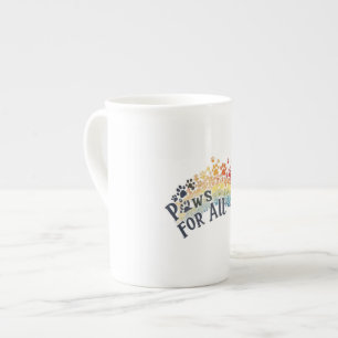 Caneca De Porcelana Patas para Todos – Unidade da Pegada de Pata Arco-
