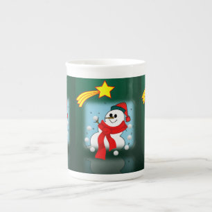 Caneca De Porcelana Pau de Natal