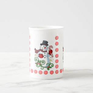 Caneca De Porcelana Pau de Natal