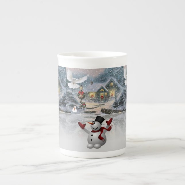 Caneca De Porcelana Pau de Natal (Frente)