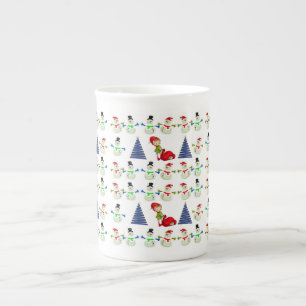 Caneca De Porcelana Pau de Natal