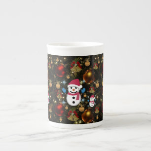 Caneca De Porcelana Pau de Natal