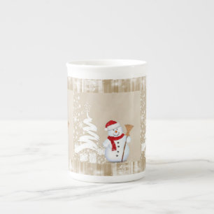 Caneca De Porcelana Pau de Natal