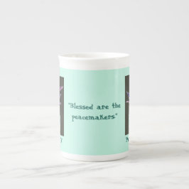 Caneca De Porcelana Peace Lily