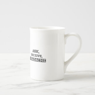Caneca De Porcelana Peça, Receba, Dor de Cabeça