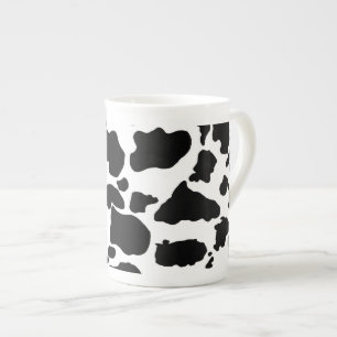 Caneca De Porcelana Pele de vaca negra Osso China Mug