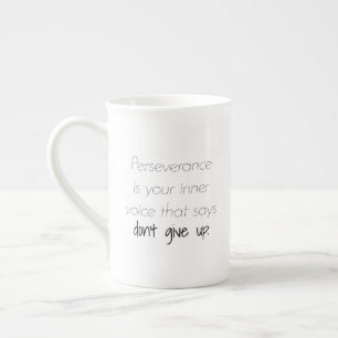 Caneca De Porcelana Perseverança Especialidade Mug