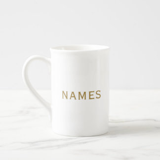 Caneca De Porcelana Personalizado Com Sobrenome ou Apelido