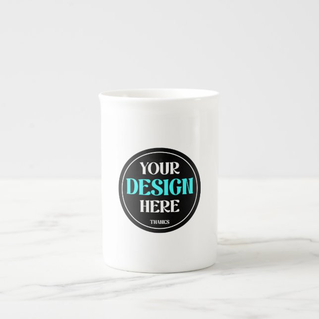 Caneca De Porcelana personalizado, exclusivo, elegante e minimalista (Frente)
