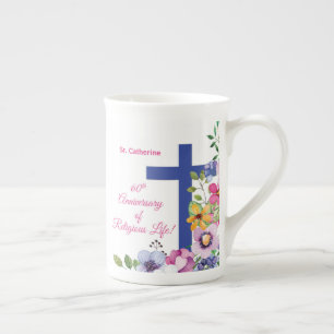 Caneca De Porcelana Personalizar, 60º Aniversário da Vida Religiosa