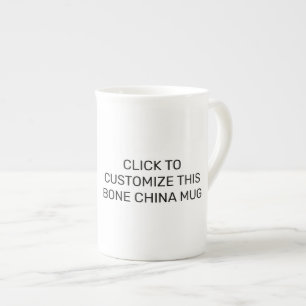 CANECA DE PORCELANA PERSONALIZAR ESTE MUG DE CHINA OSSOS