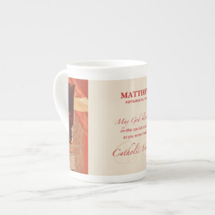 Caneca De Porcelana Personalizar, Parabéns RCIA, Católico, Vermelho