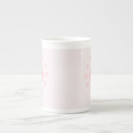 Caneca De Porcelana Personalized Cute Elephant Pink 