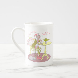 Caneca De Porcelana Personalizei minha linda torta chinesa de osso