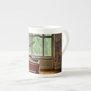 Caneca De Porcelana Piano na Villa