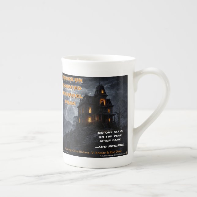 Caneca De Porcelana Pico de Esquilo Assombrado Paródia (Direita)