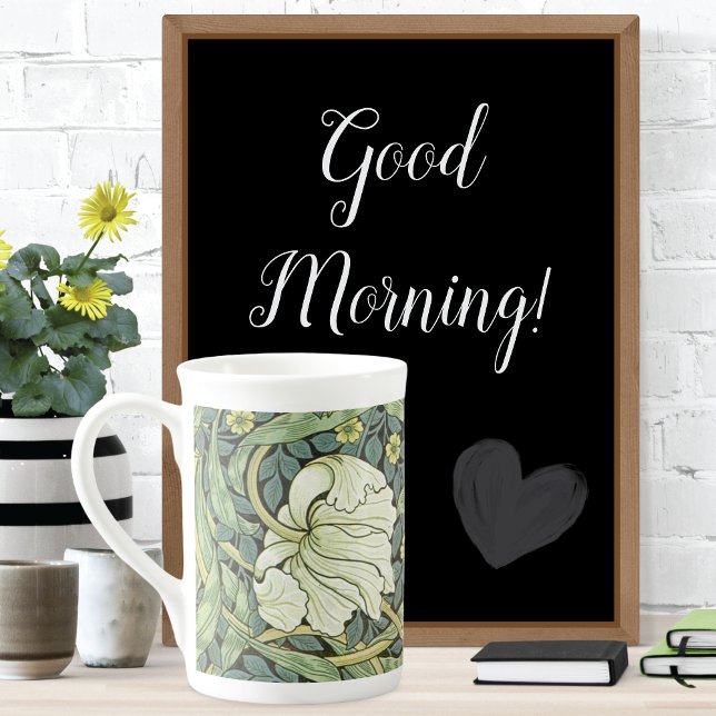 Caneca De Porcelana Pimpernel Poppies Padrão William Morris (Criador carregado)