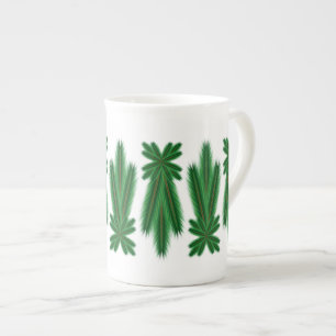 Caneca De Porcelana Pine Comet 10oz.Bone China Mug