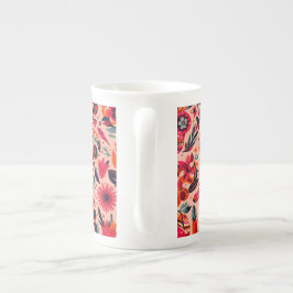 Caneca De Porcelana Pinky Mexican Art Mug