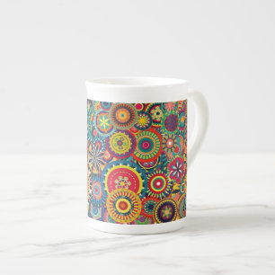 Caneca De Porcelana Pinos de buracos de ventilador