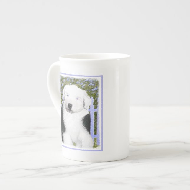 Caneca De Porcelana Pintor de Cachorro - Pintura de Cachorro (Frente Esquerda)