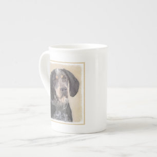 Caneca De Porcelana Pintura de Connhound Bluetick - Cachorro Original 