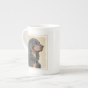 Caneca De Porcelana Pintura de Gordon Setter - Arte de Cachorro Origin