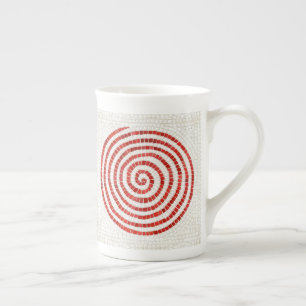 Caneca De Porcelana PINWHEEL MOSAIC Bone China Mug