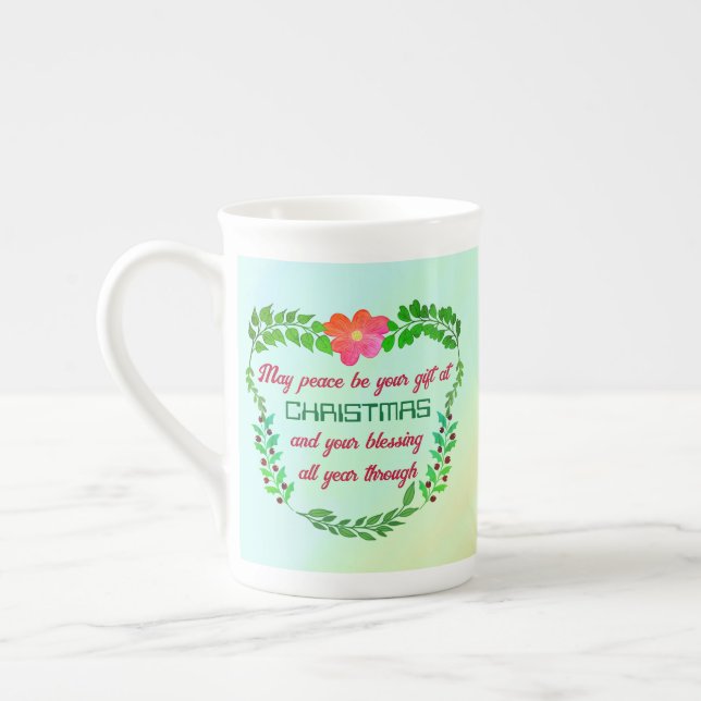 CANECA DE PORCELANA PODE SER O SEU PRESENTE NO NATAL (Esquerda)