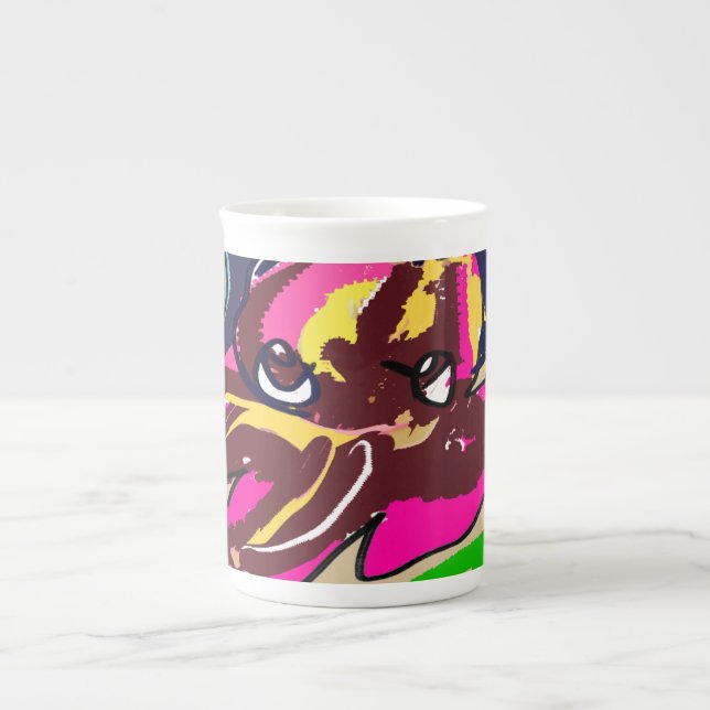 Caneca De Porcelana Polvo (Frente)
